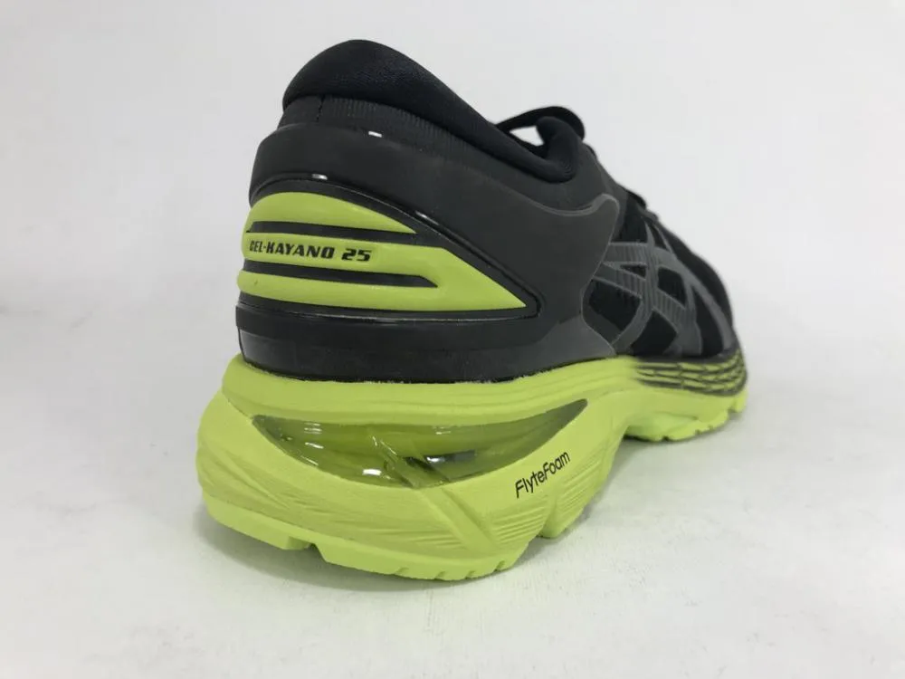 Asics scarpa running uomo GEL KAYANO 25 1011A019 001 black neon lime running for a way to stay motivated taekwondo shoes