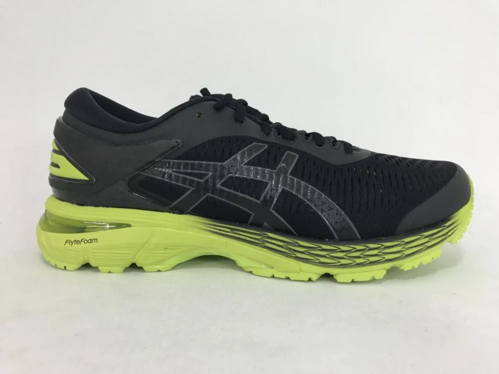 Asics scarpa running uomo GEL KAYANO 25 1011A019 001 black neon lime gym - goers