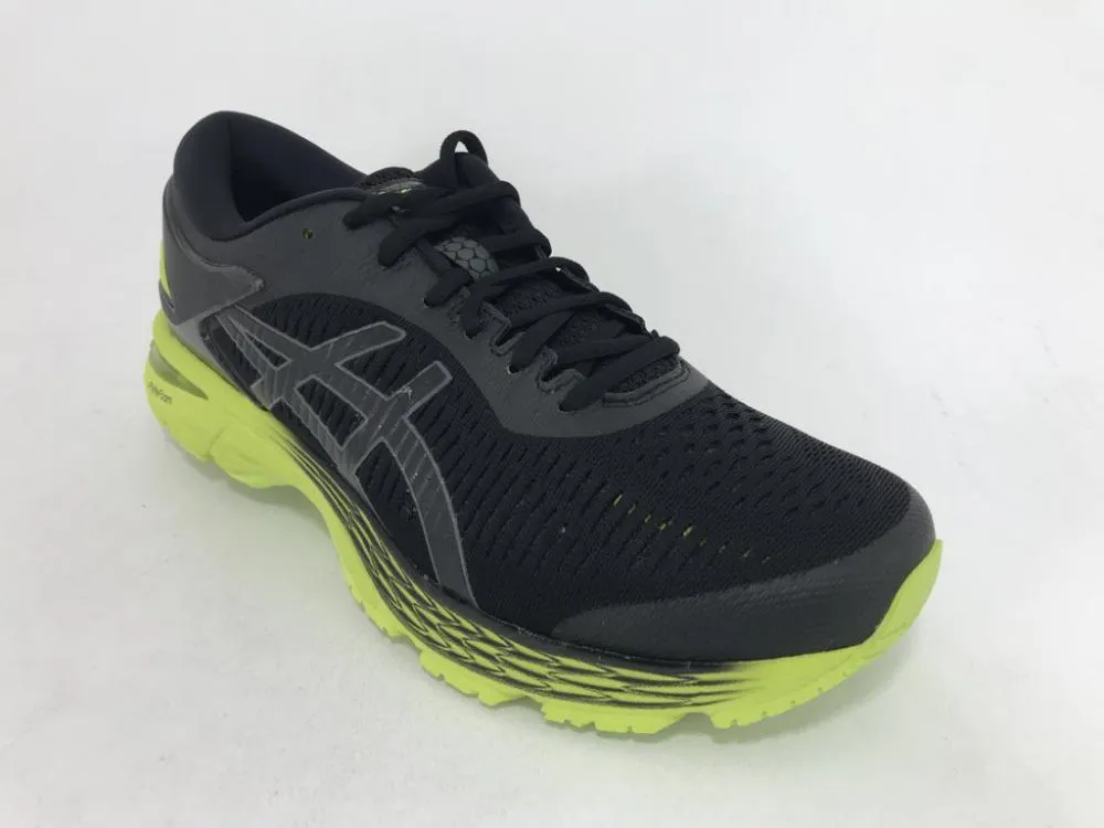 Asics scarpa running uomo GEL KAYANO 25 1011A019 001 black neon lime user - friendly
