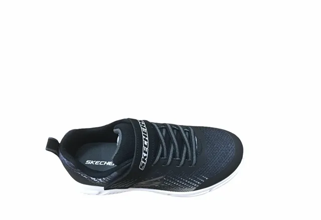 Skechers scarpa da corsa da bambino Go Run 650 Norvo 405035L/BKSL nero argento Colossal durability