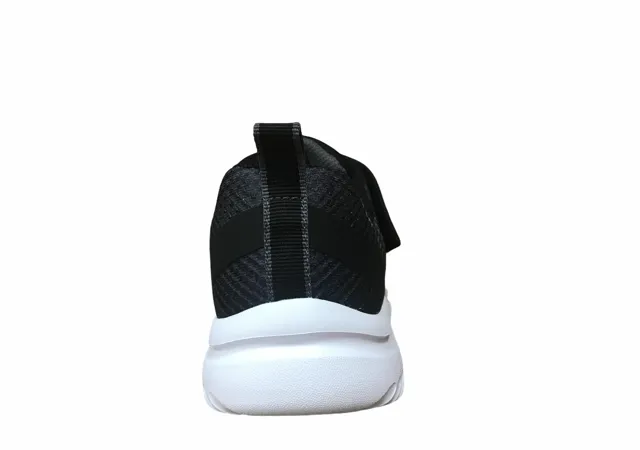 Flex Fold Heel Structure Skechers scarpa da corsa da bambino Go Run 650 Norvo 405035L/BKSL nero argento