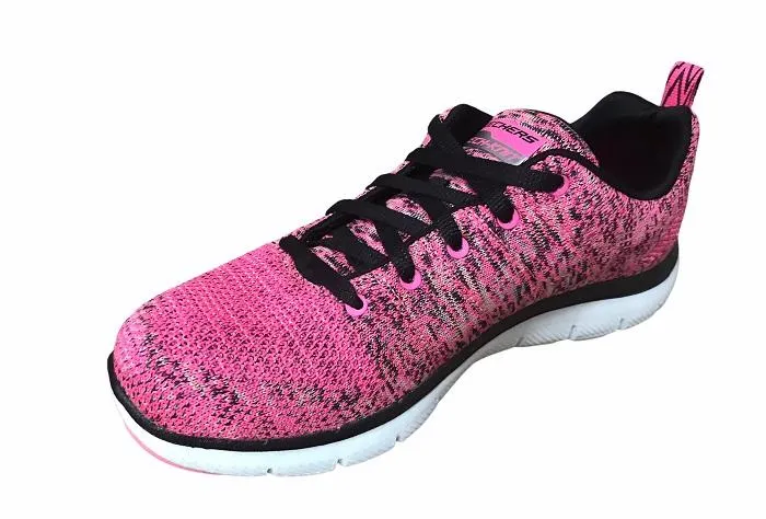 Soft Collar Padding Skechers scarpa da donna Flex Appeal 2.0 High Energy 12756/HPBK hot pink black