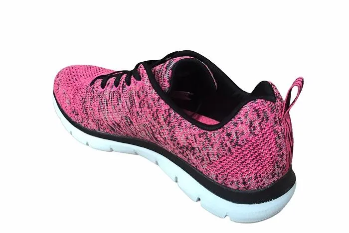 modern - style running shoes Skechers scarpa da donna Flex Appeal 2.0 High Energy 12756/HPBK hot pink black