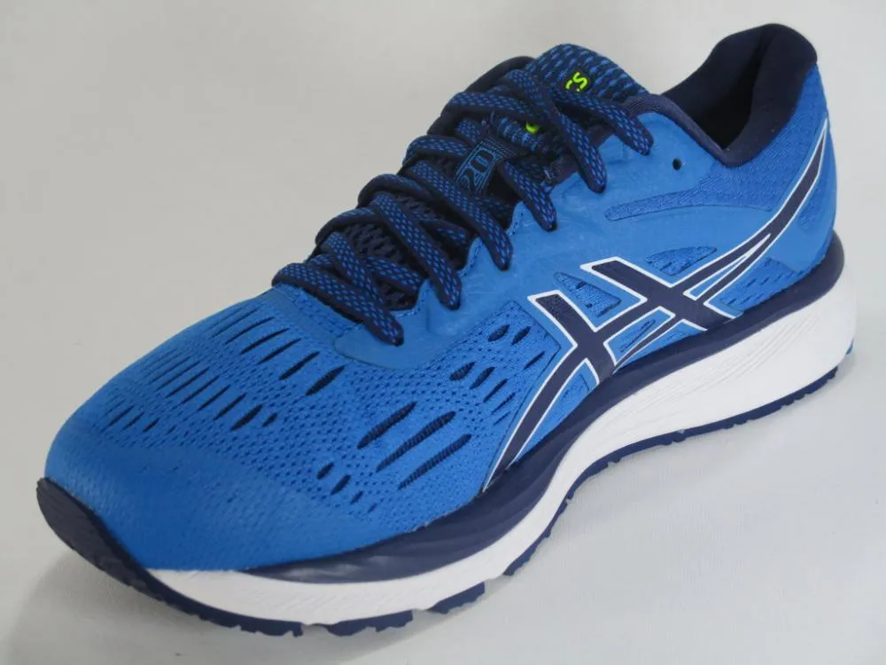 Asics scarpa running uomo GEL CUMULUS 20 1011A008 400 race blue literary - event running option Heel Lockdown Tech