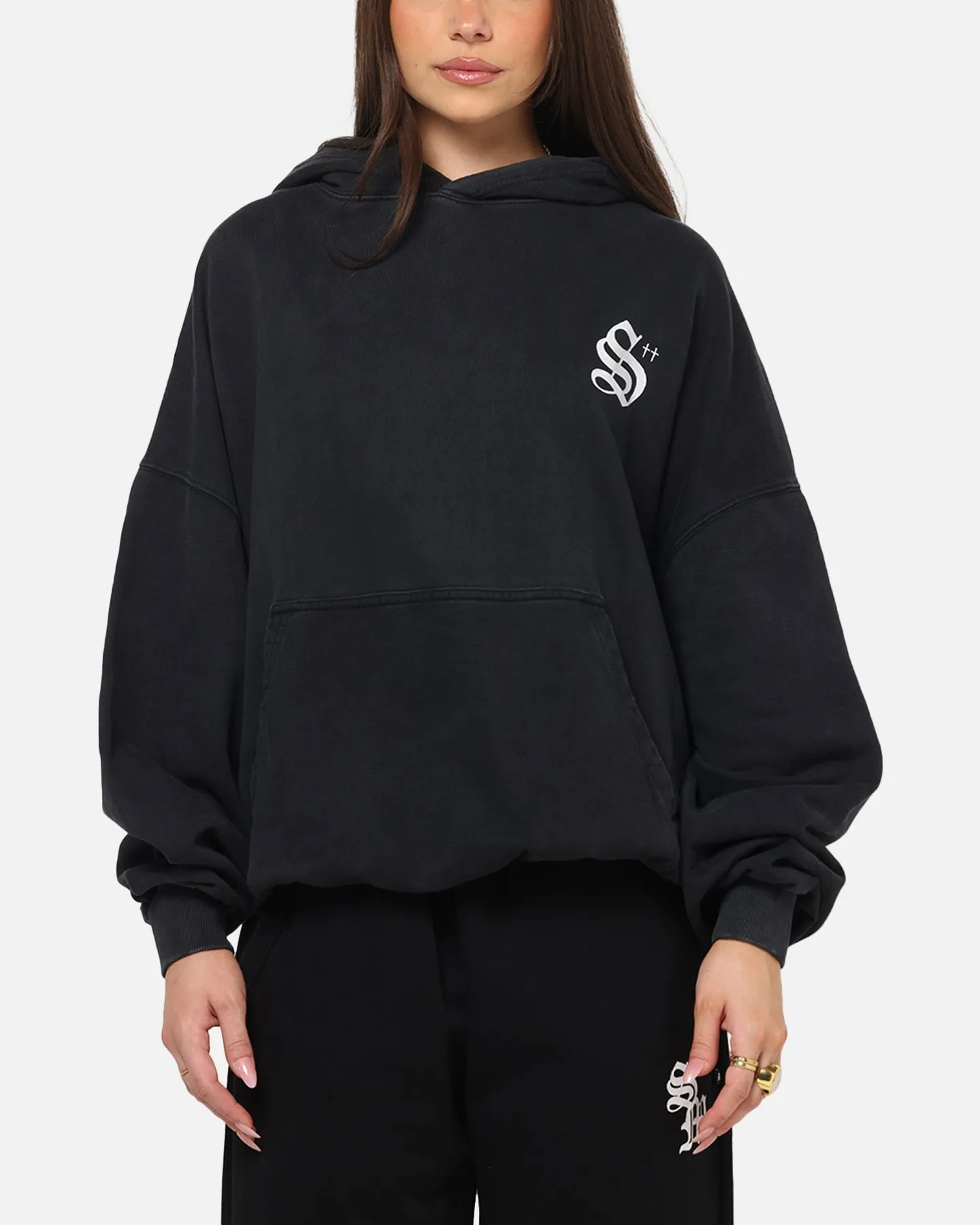 Pre Shrunk Fabric Multipack Deal Saint Morta Shadow Mark Hoodie Black