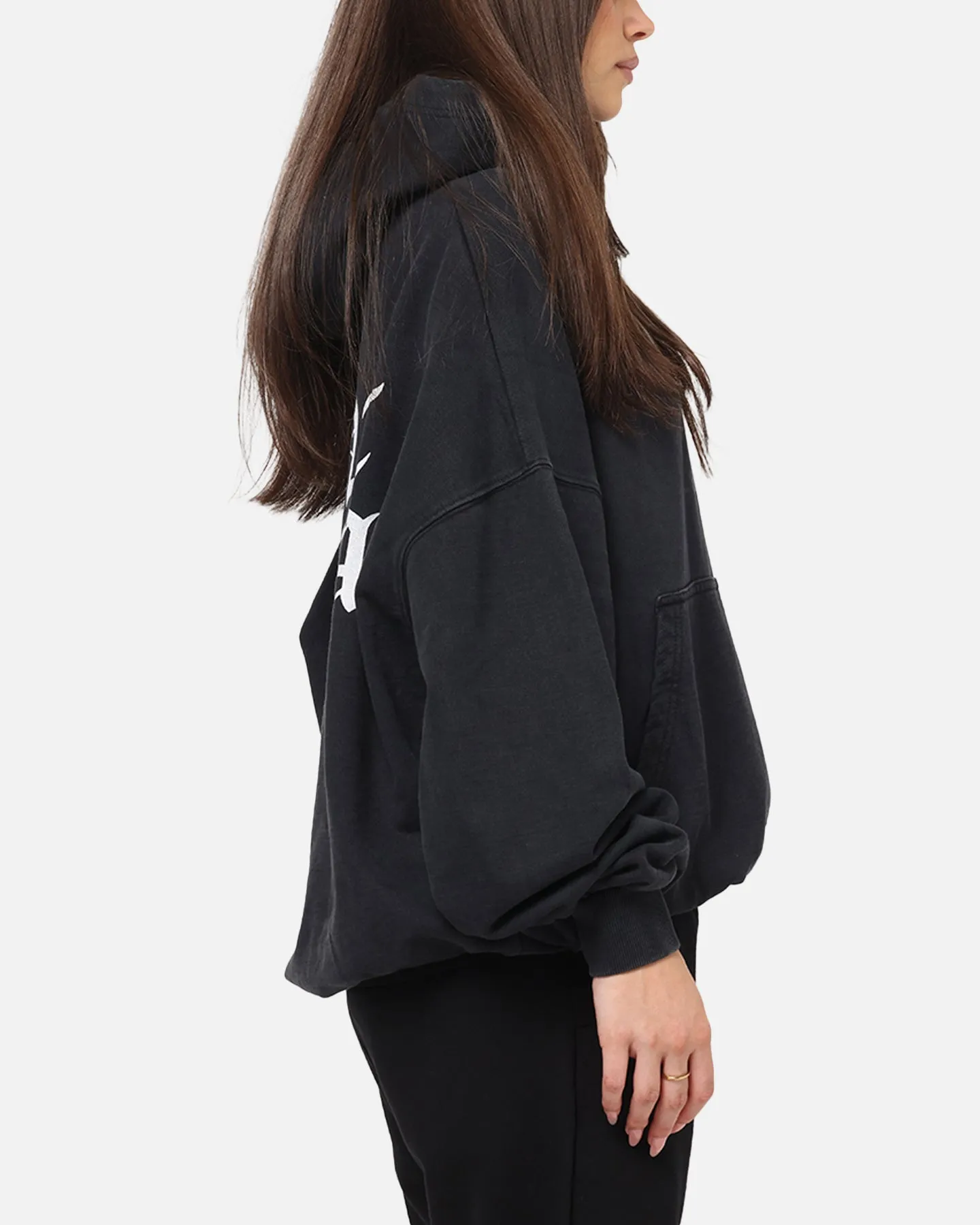 Saint Morta Shadow Mark Hoodie Black Hamster like