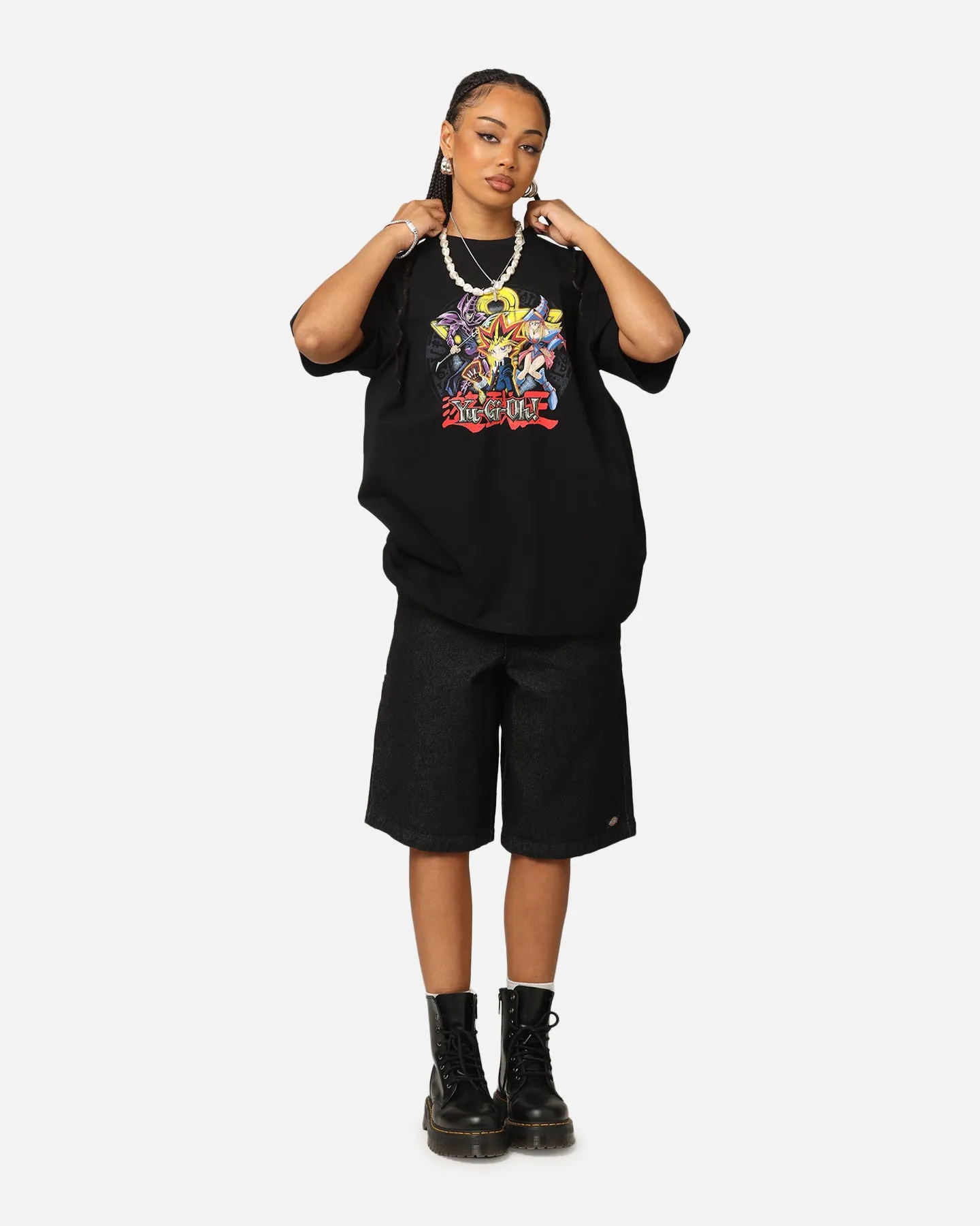back to school Goat Crew X Yu-Gi-Oh! Yugi Mutou Heavy T-Shirt Black