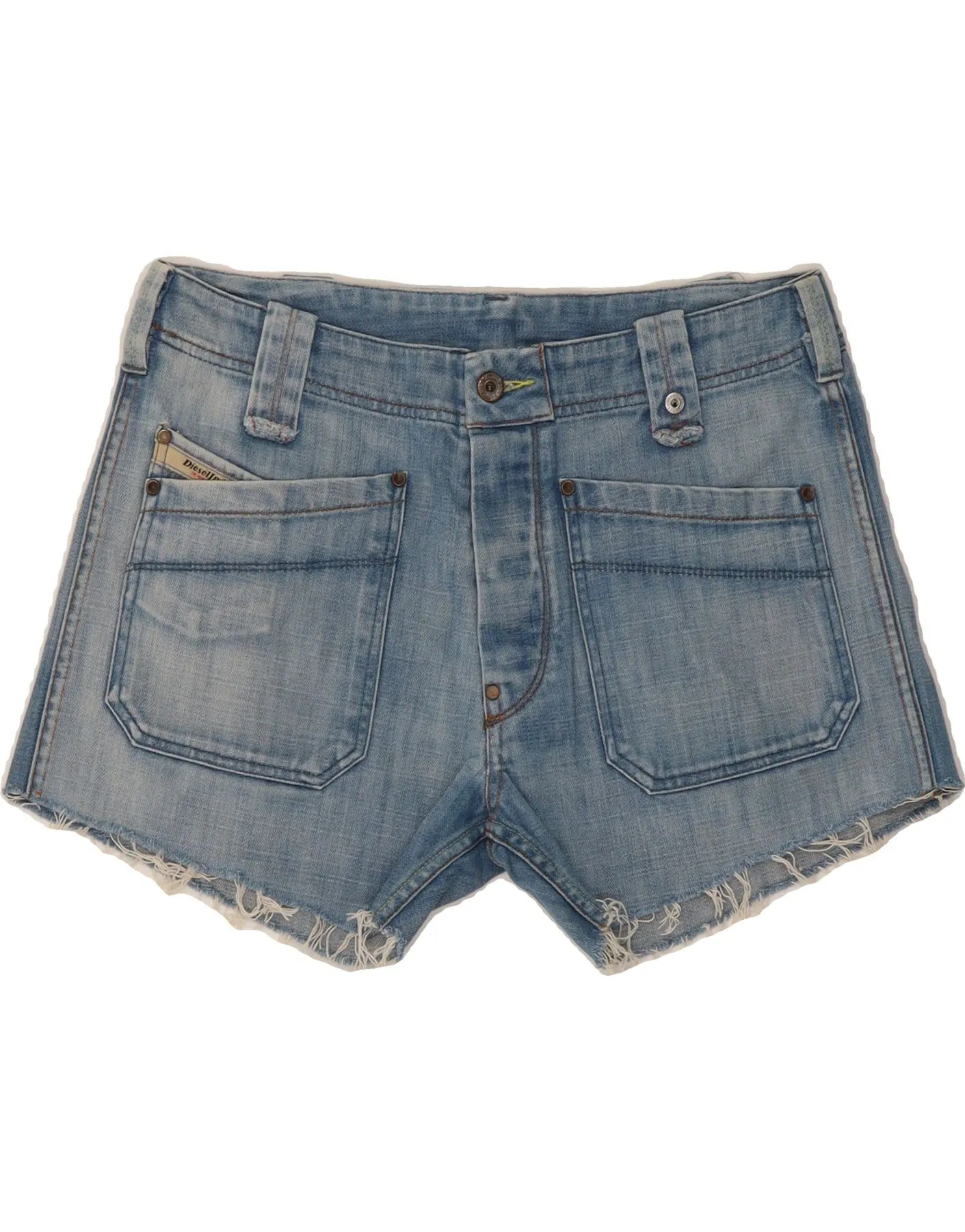 retail industry DIESEL Womens Denim Shorts W32 Large Blue Cotton