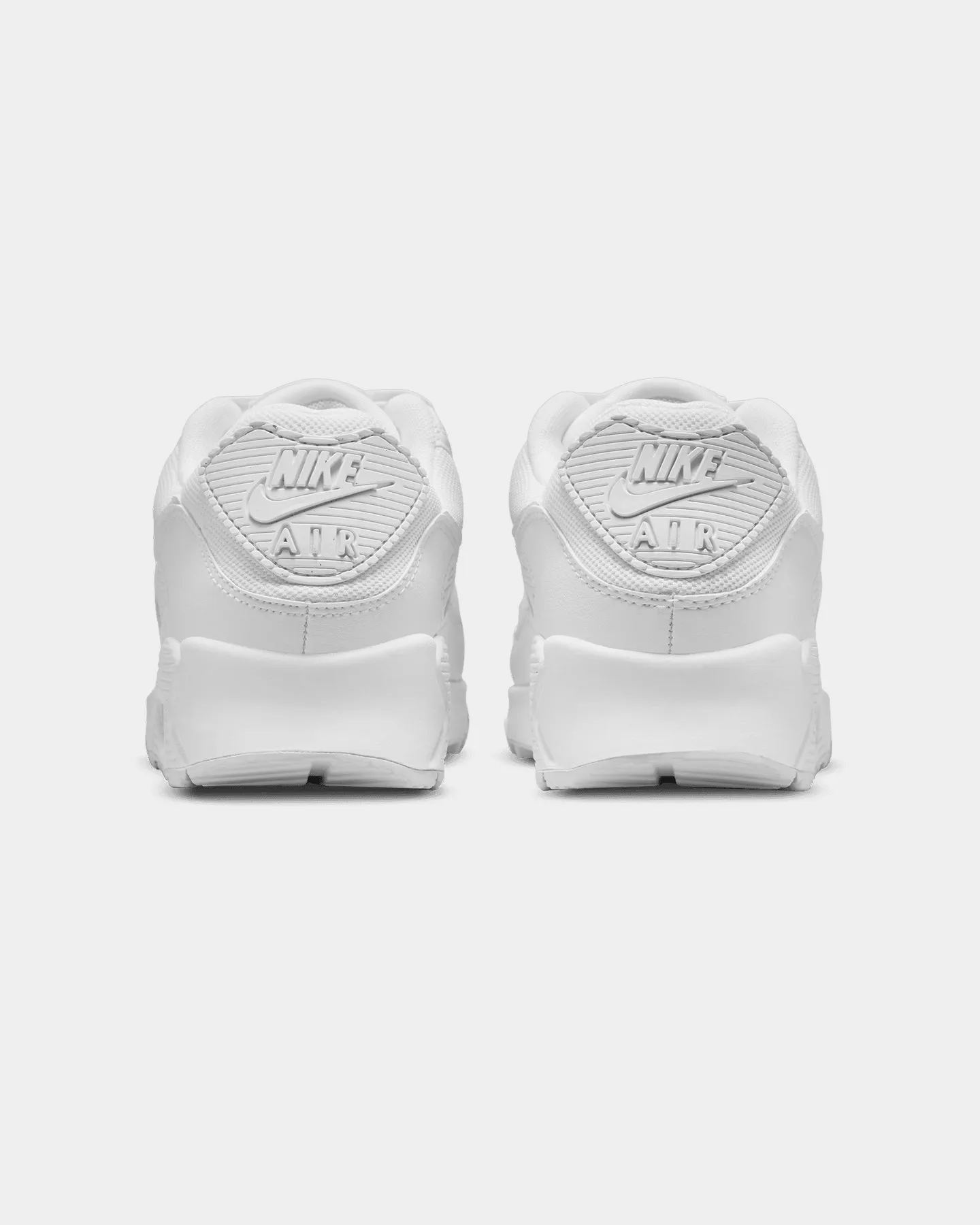 Nike Women's Air Max 90 White/White Soft Neutral Stable construction