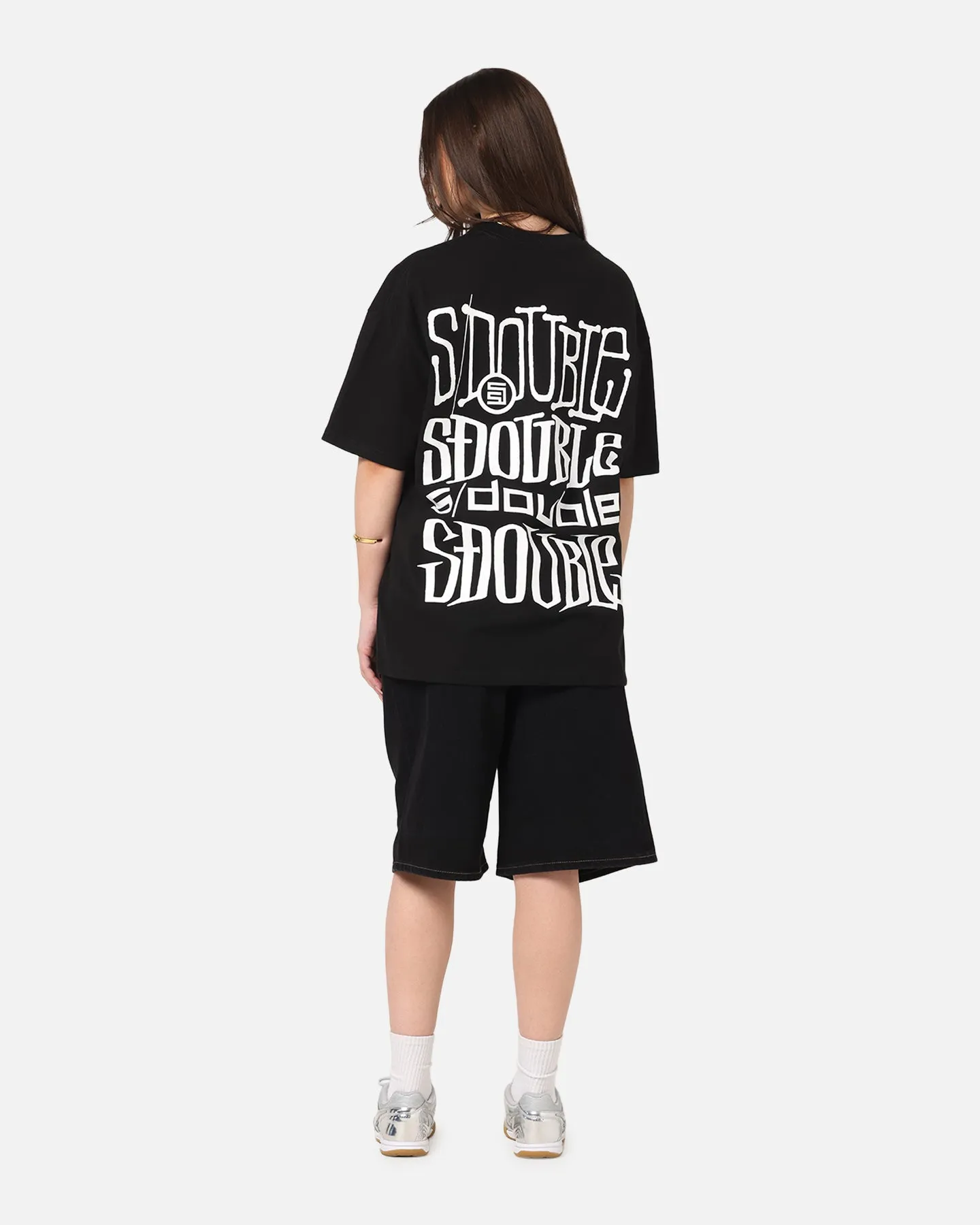 Comfort Wearable S Double Logofest T-Shirt Black