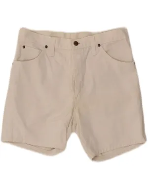 WRANGLER Womens Denim Shorts W30 Medium  White Ultra Soft Waistband