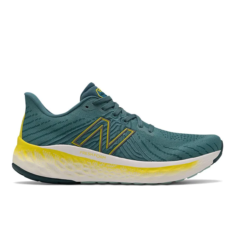 Fresh Foam X Vongo v5 - Deep Sea with Sulphur Yellow - Men's running in different terrains