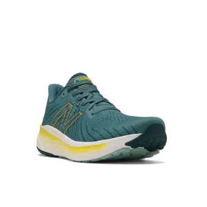 Ultra Cushioned Heel Breathable Synthetic Layers Fresh Foam X Vongo v5 - Deep Sea with Sulphur Yellow - Men's