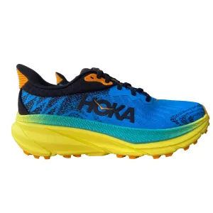 Breathable mesh panel speed - work running shoes Hoka One One scarpa da corsa da montagna Challenger 7 1134497/DBEPR blu-giallo