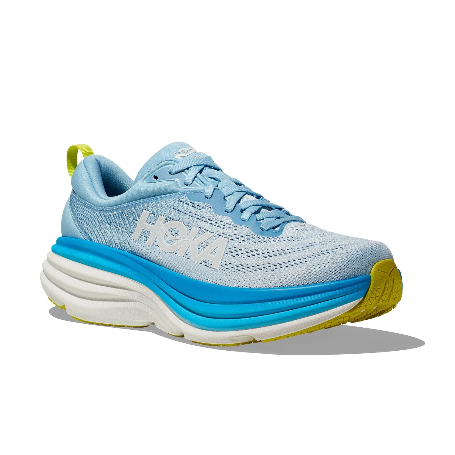 Hoka One One scarpa da corsa da uomo M Bondi 8 1123202/ABDB blu notte-blu oceano running in a plastic bridge area shoes