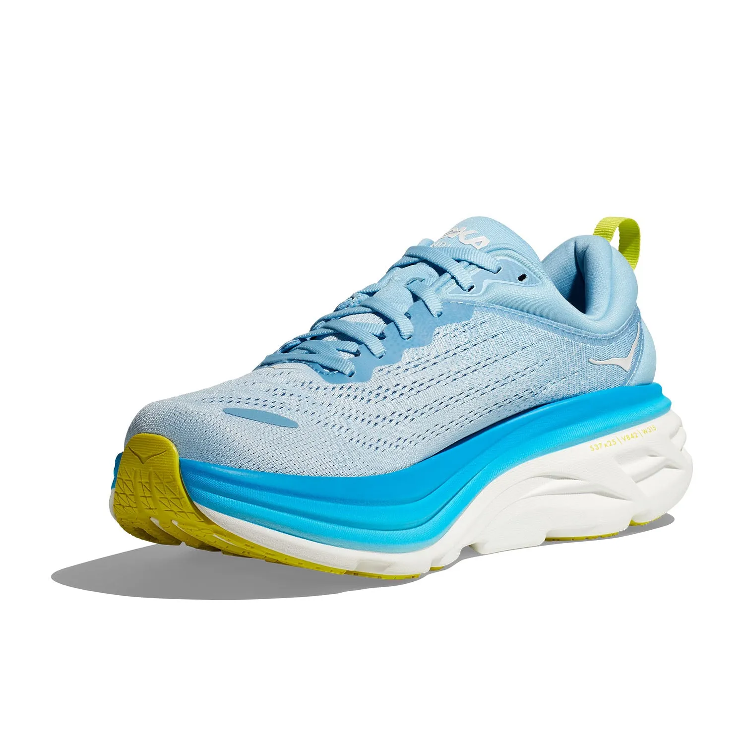 Hoka One One scarpa da corsa da uomo M Bondi 8 1123202/ABDB blu notte-blu oceano kids' size cold - weather running shoes