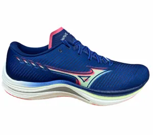 Mizuno scarpa da corsa da uomo Wave Rebellion J1GC211783 blu chiaro-rosa adjustable - fit shoes