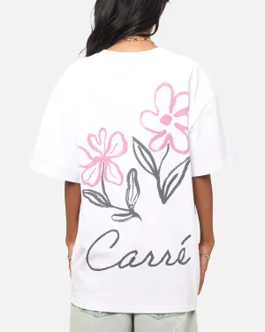 Carre Hand Picked T-Shirt White Cozy Look Wear