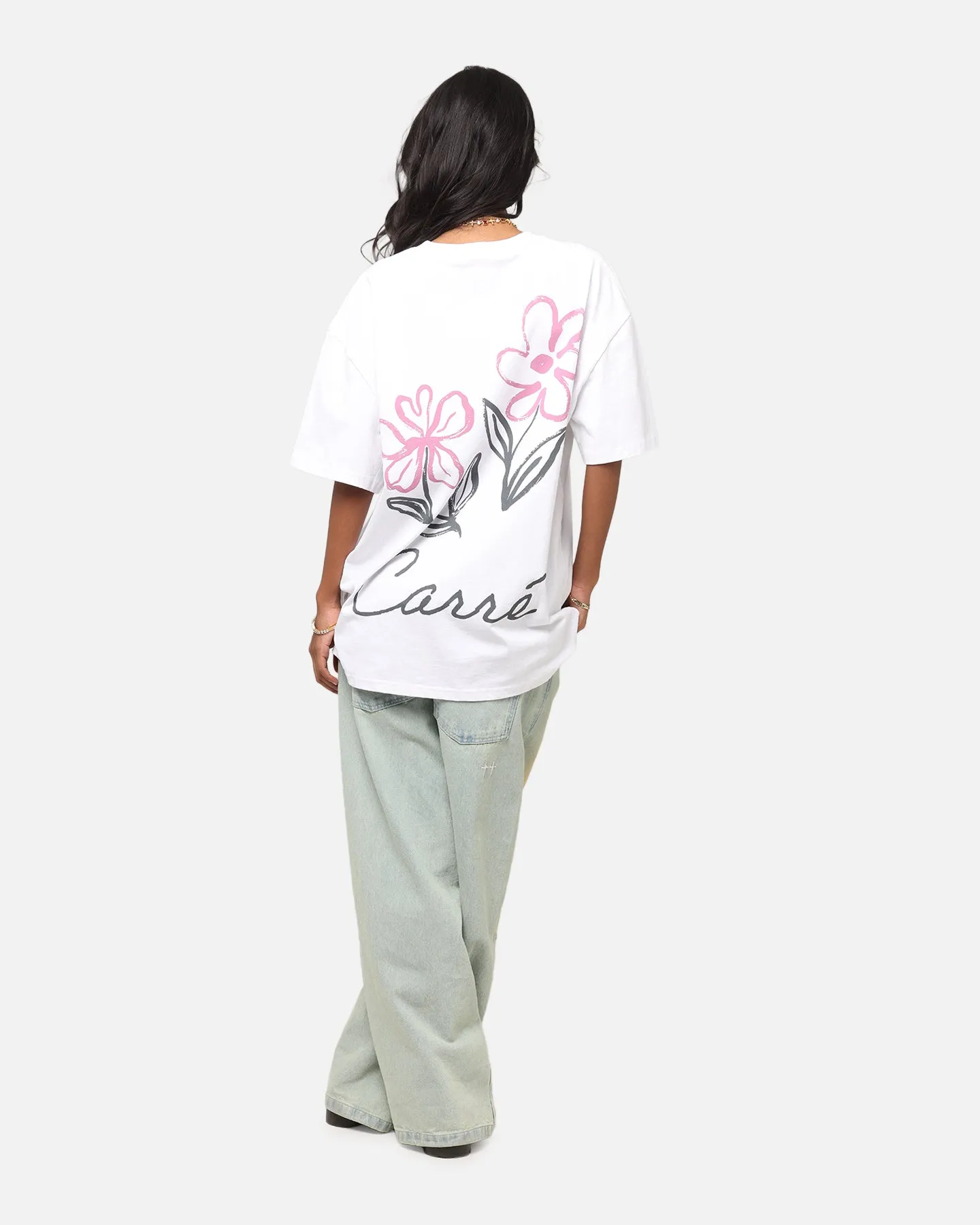 Carre Hand Picked T-Shirt White Outdoor Trend