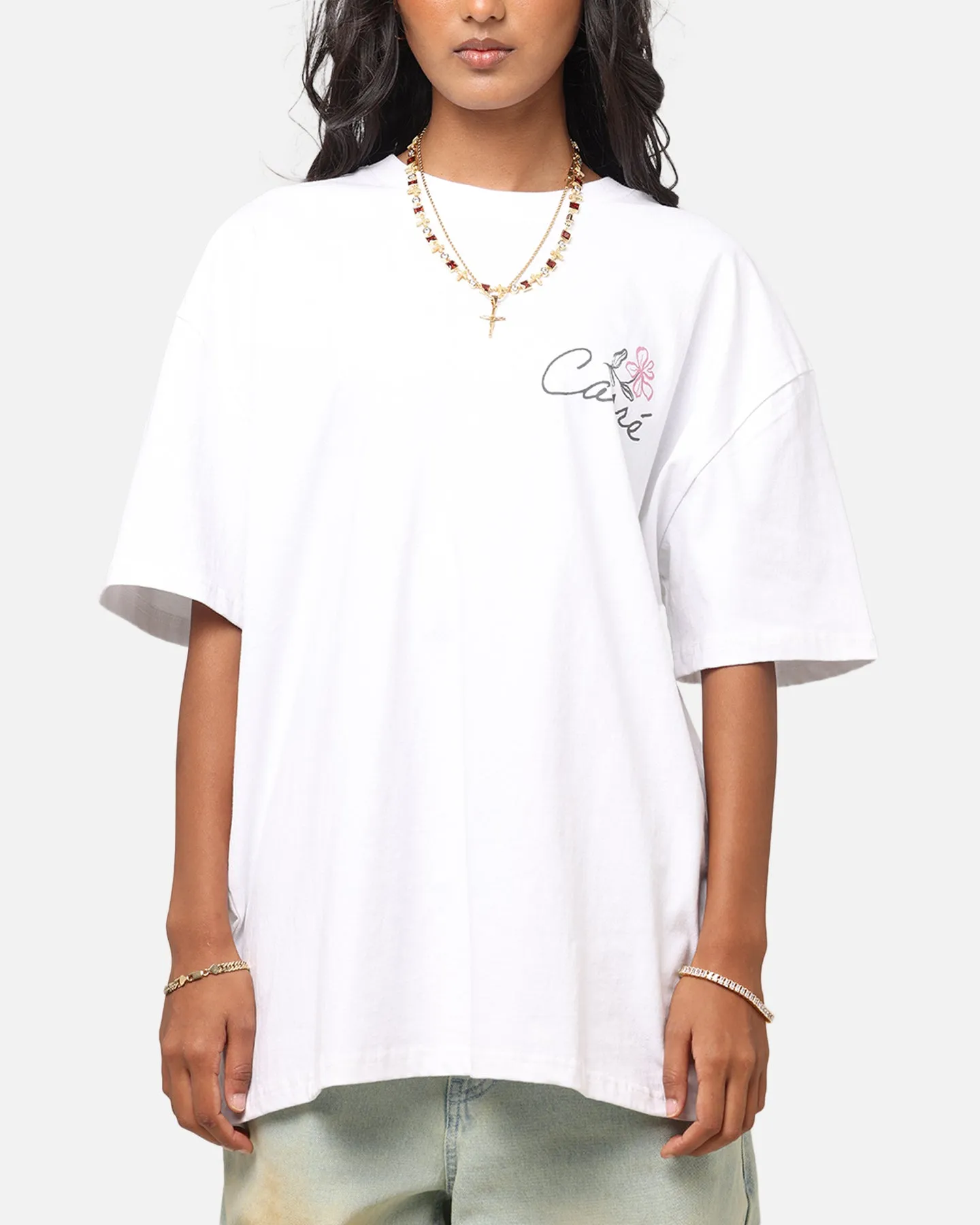 Carre Hand Picked T-Shirt White Fashion-Ready