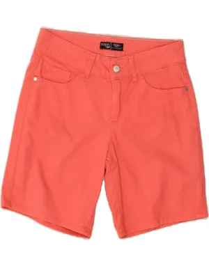 Fit Flexibility Abrasion Defying Knee Patches LEE Womens Riders Mid Rise Denim Shorts US 6 Medium W28  Pink Cotton