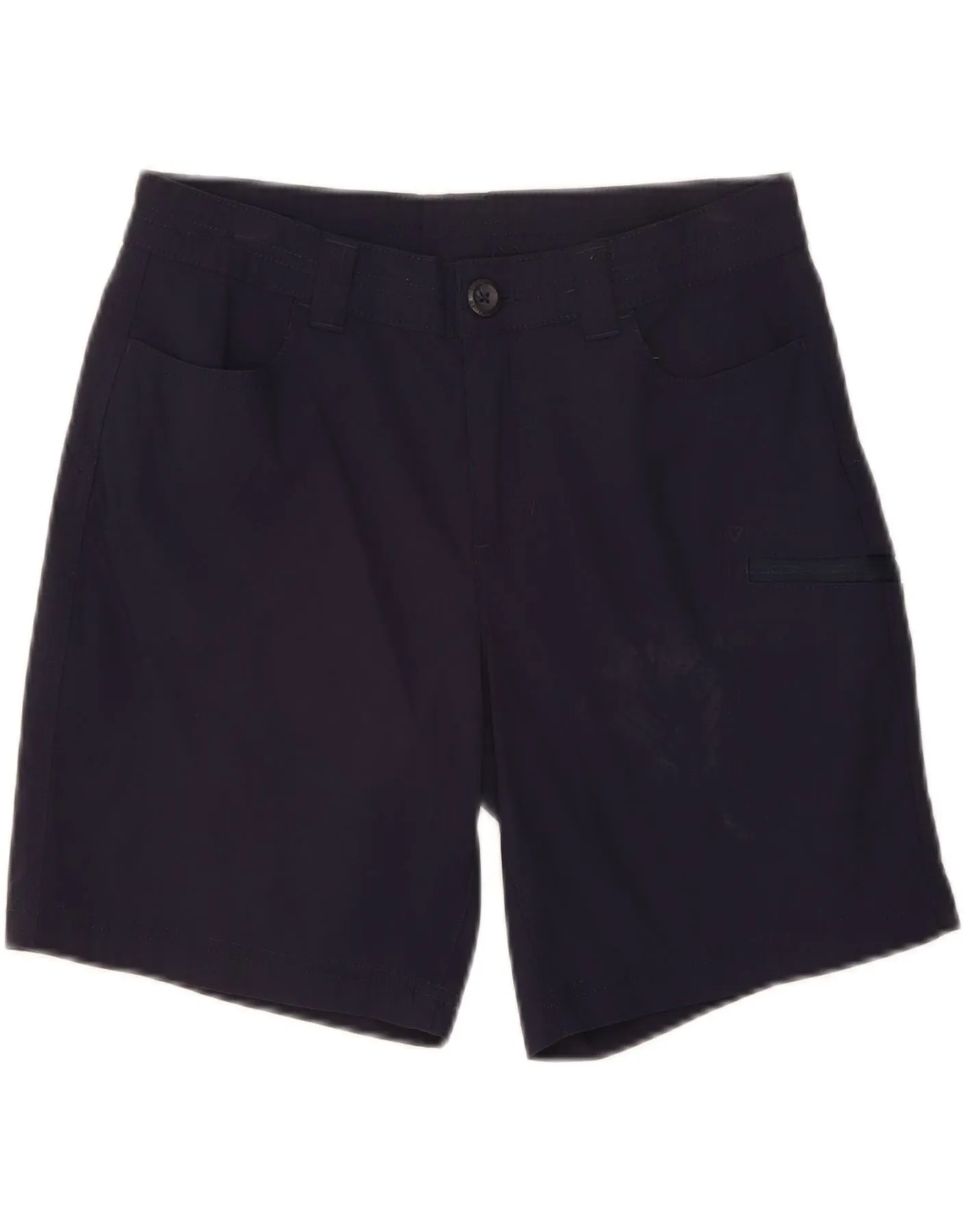 Street Mood EDDIE BAUER Womens Cargo Shorts US 4 Small W28  Navy Blue Nylon