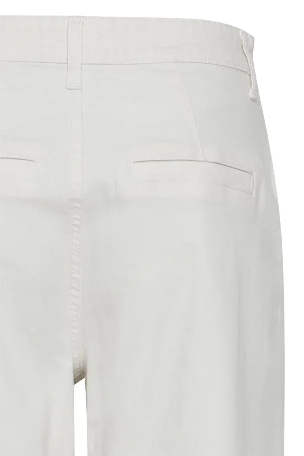 Unisex Wear Elegant Vintage Lover b.yuong Pantalone a vita alta Kato Bylydia Cropped Jeans 20812692 114800 bianco