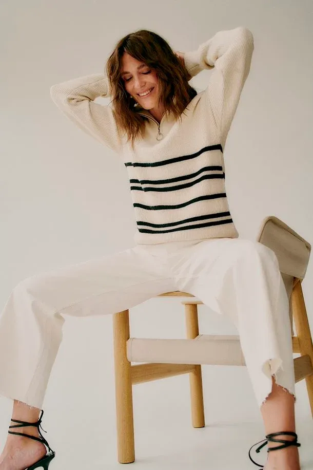 Teen Outfit Nature Lover Unisex Wear b.yuong Pantalone a vita alta Kato Bylydia Cropped Jeans 20812692 114800 bianco