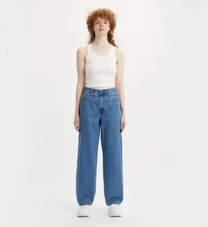 Levi's Pantaone Jeans da donna Oversize Dad A34940013 hold my purse-blu Couple Look Athlete Fit Festival Outfit