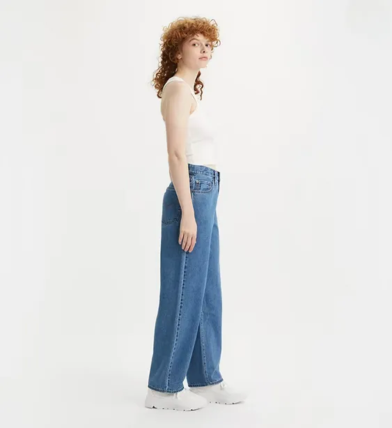 No Fuss Fit Classic Outfit Levi's Pantaone Jeans da donna Oversize Dad A34940013 hold my purse-blu