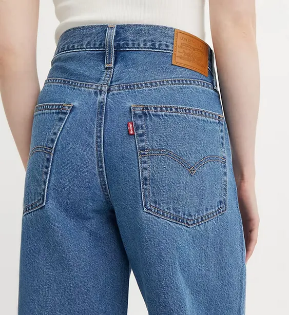 Urban Look Fashion Essential Levi's Pantaone Jeans da donna Oversize Dad A34940013 hold my purse-blu