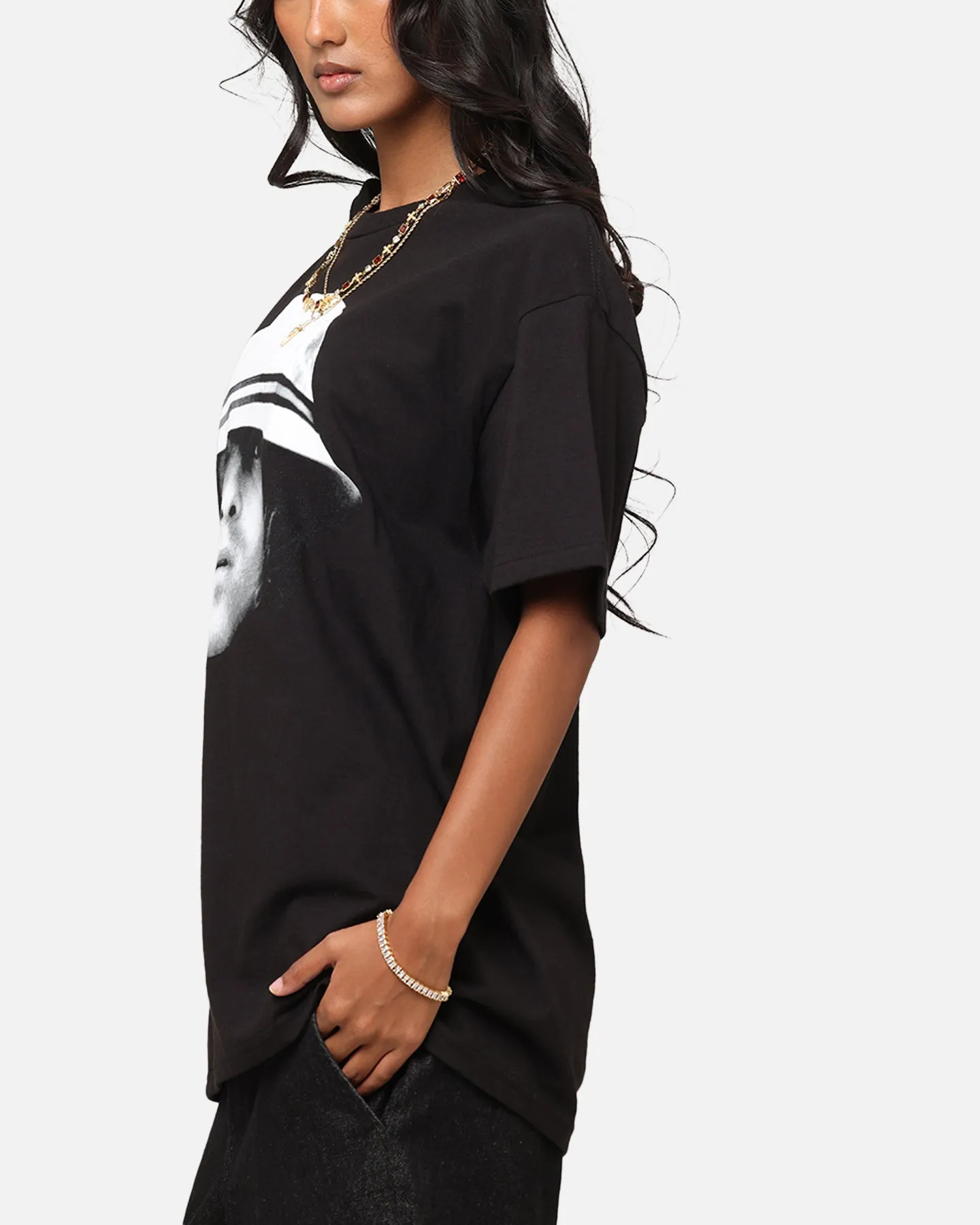 Liam Gallagher Bucket Hat T-Shirt Black Active Fashion Kids playfulness