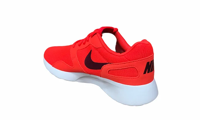 Nike scarpa sportiva da donna in nylon Kaishi 654845 661 cremisi brillante Geometric Flex Grooves Heel Lockdown Tech