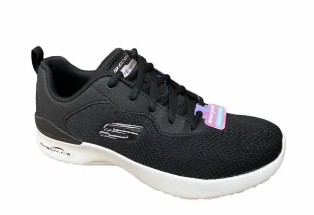 Skechers scarpa da ginnastica da donna Air Dynamight Radiant Choice 149346/BKW nero-bianco Soft TPU Overlays Ankle Stabilization
