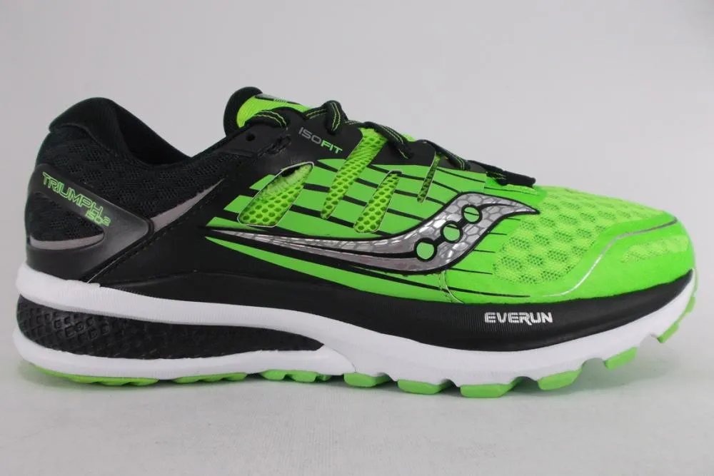 budget - friendly running wear Saucony scarpa da corsa da uomo TRIUMPH ISO 2 S20290 6 verde nero