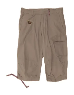 FlexibleMobility Quick Adjust Toggles NORTH SAILS Womens Bermuda Cargo Shorts IT 44 XS W28  Grey Cotton