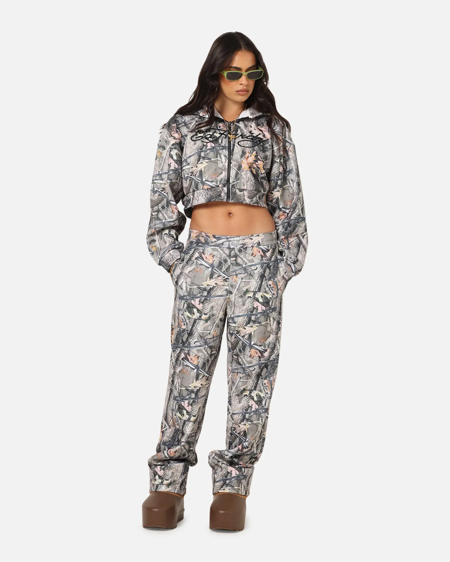 Ed Hardy Women's Butterfly Effect Hoodie Real Tree Camo Exclusive piece