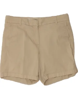 J. CREW Womens Chino Shorts US 14 XL W34  Beige Cotton Dynamic Performance