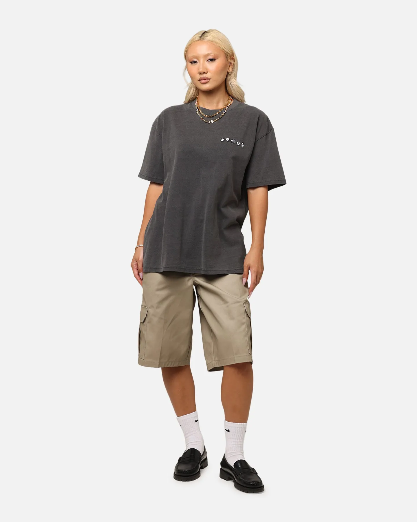 Chilly Day Essentials Carre Break T-Shirt Black Wash