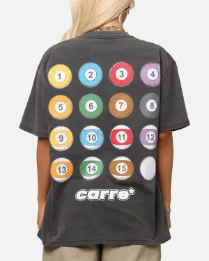Carre Break T-Shirt Black Wash SoftenedNeckline Perfect for Layering