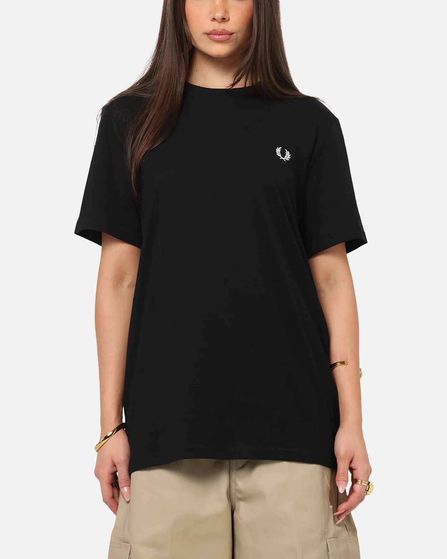 Sporty Layer Fred Perry Bold Branding T-Shirt Black