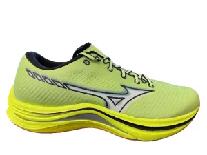 Mizuno Scarpa a corsa da uomo Wave Rebellion J1GC211702 neolime-white-neonflame Stretch Woven Upper Anti   Abrasion