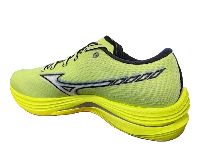 Mizuno Scarpa a corsa da uomo Wave Rebellion J1GC211702 neolime-white-neonflame footwork