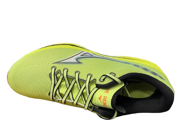 Mizuno Scarpa a corsa da uomo Wave Rebellion J1GC211702 neolime-white-neonflame vegan - feature shoes