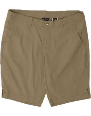 EDDIE BAUER Womens Casual Shorts US 14 XL W36  Khaki Nylon Movement Freedom