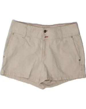 TOMMY HILFIGER Womens Denim Shorts US 8 Medium W30  Off White Cotton Mother's Day gift