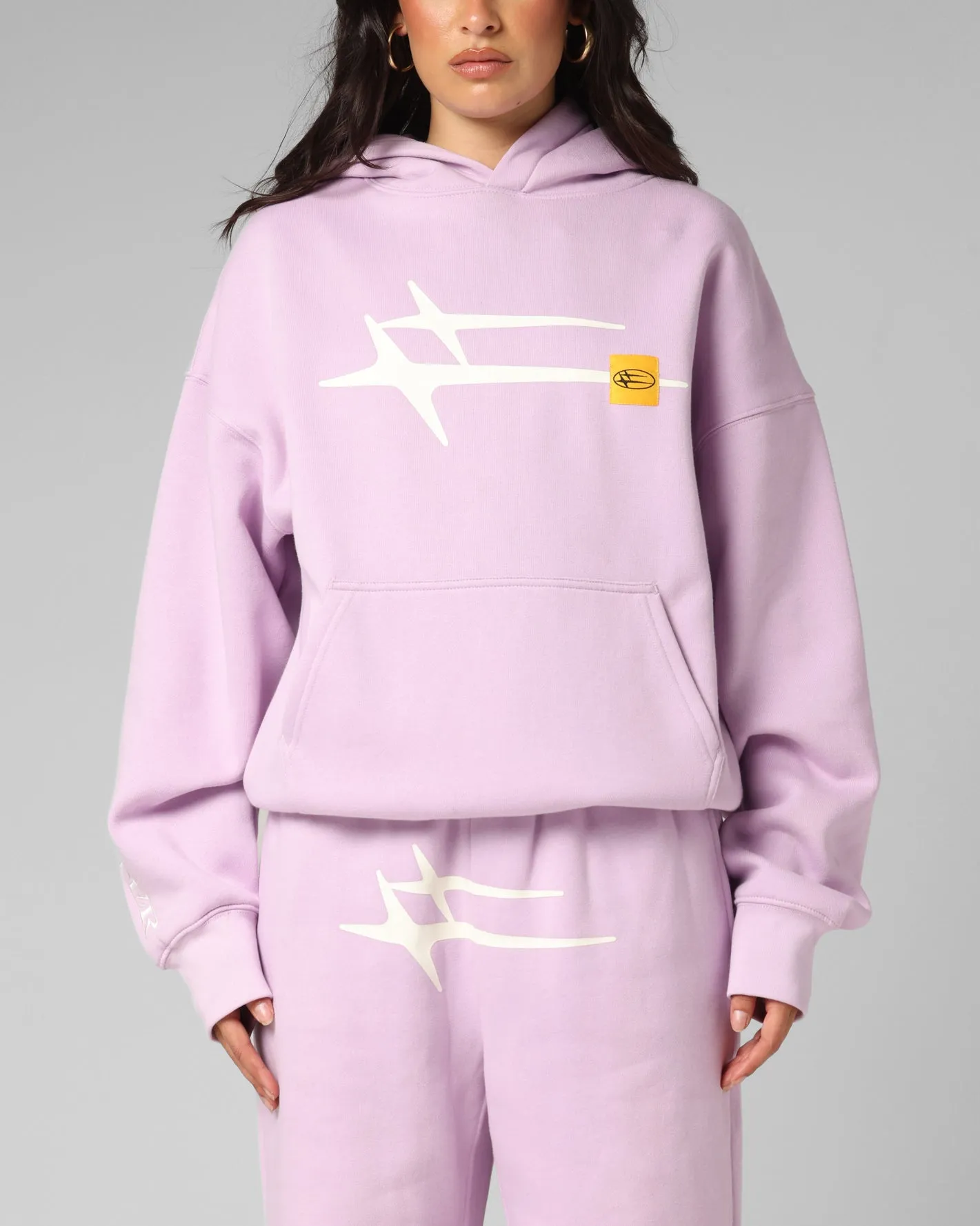 Rare Find Versatile Piece Loiter Hybrid Premium Hoodie Lilac