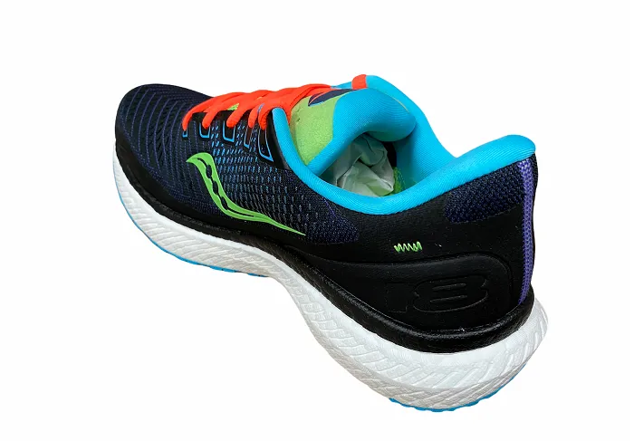 Saucony scarpa da corsa da uomo Triumph 18 S20595-25 nero arancio Dynamic Flex Notches low - top style