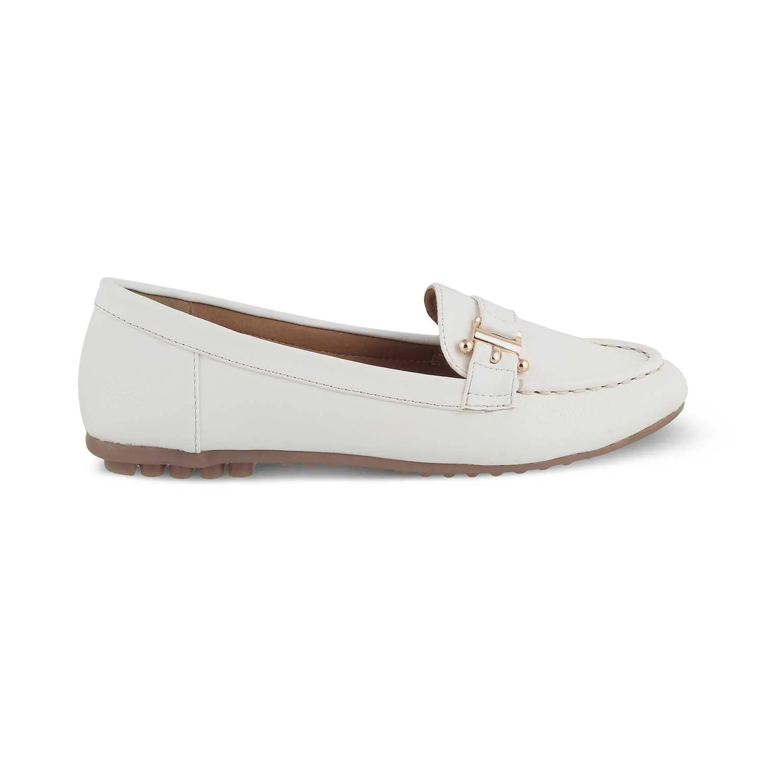 Soft Insole Slip-ons The Lativa White Women's Dress Loafers Tresmode