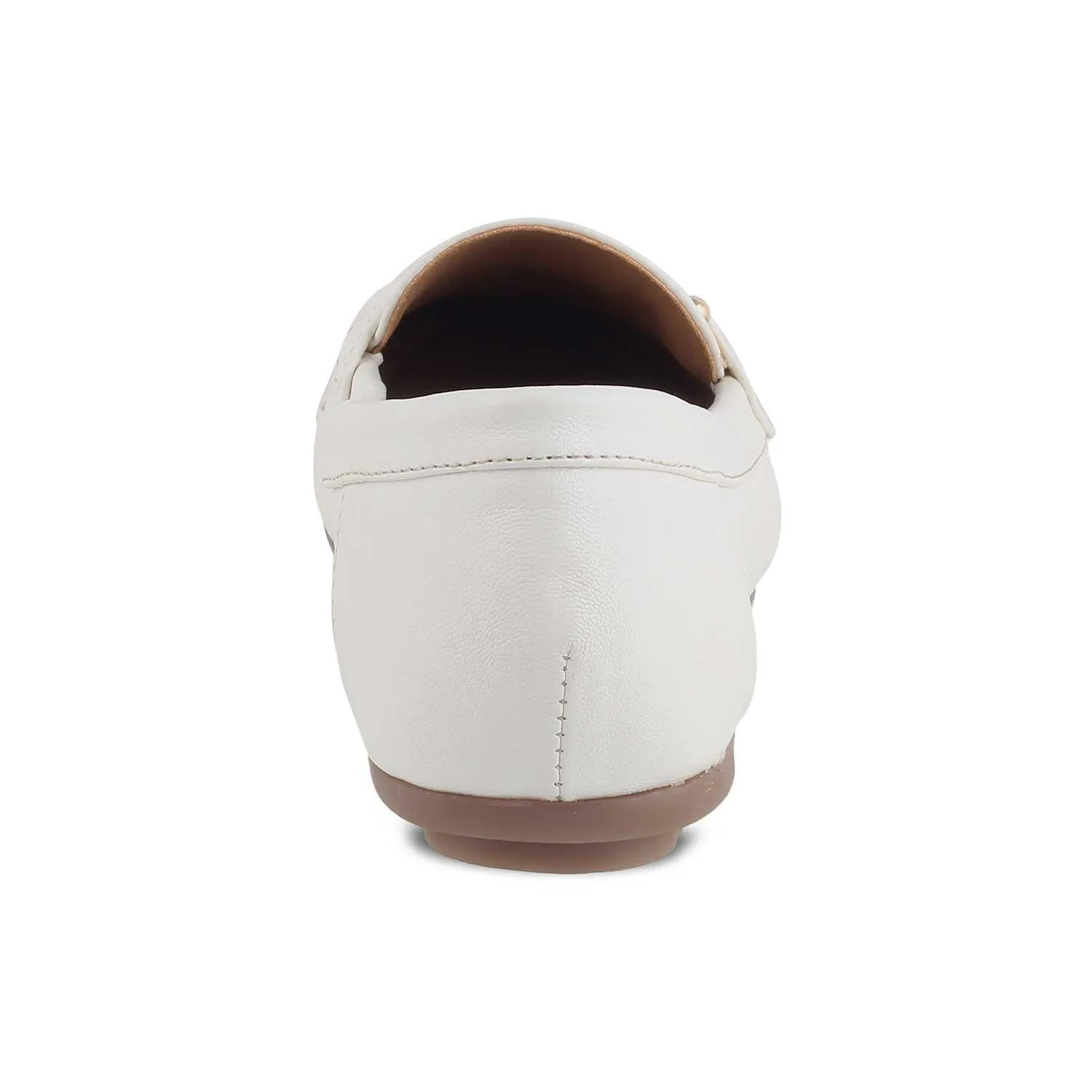 Happy Walk The Lativa White Women's Dress Loafers Tresmode
